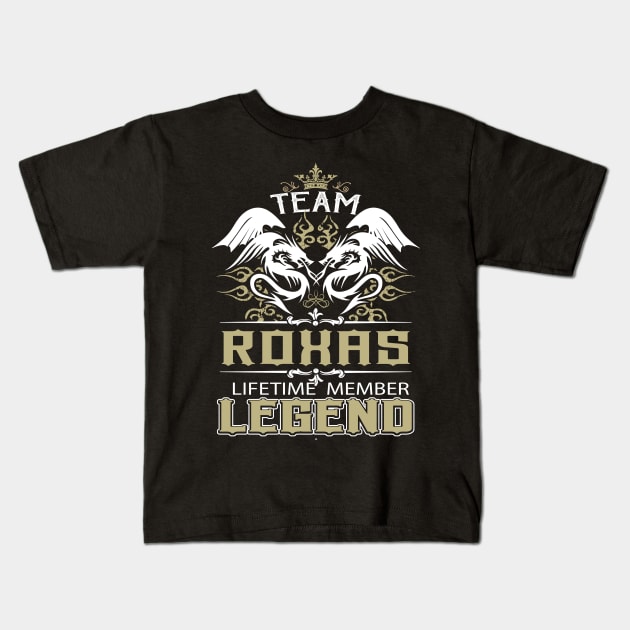 Roxas Name T Shirt -  Team Roxas Lifetime Member Legend Name Gift Item Tee Kids T-Shirt by yalytkinyq